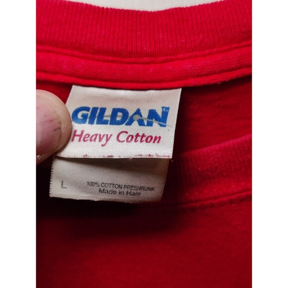 Budweiser in Bottles - Vintage Mens L Heavy Duty Tee - Red - Anheuser Busch - Picture 4 of 7